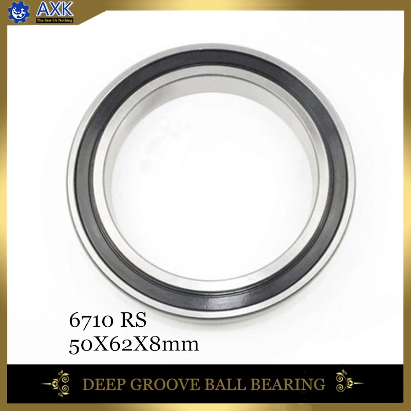 6710 2RS подшипник 50*62*6 мм (4 шт.) ABEC 1 тонкие 61710RS RS шариковые подшипники 6710RS|Валы| |