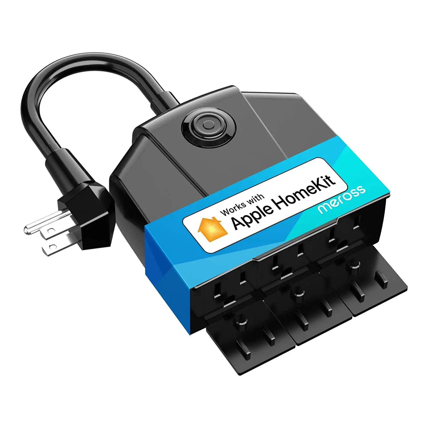 

Meross наружная Wi-Fi розетка с 3 независимыми розетками, поддерживает Apple HomeKit, Siri, Amazon Alexa, Echo, Google Assistant (США)
