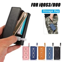 for iqos 3 0 duo case flip double book cover for iqos 3 pouch bag storage bag holder case cover wallet leather case for iqos