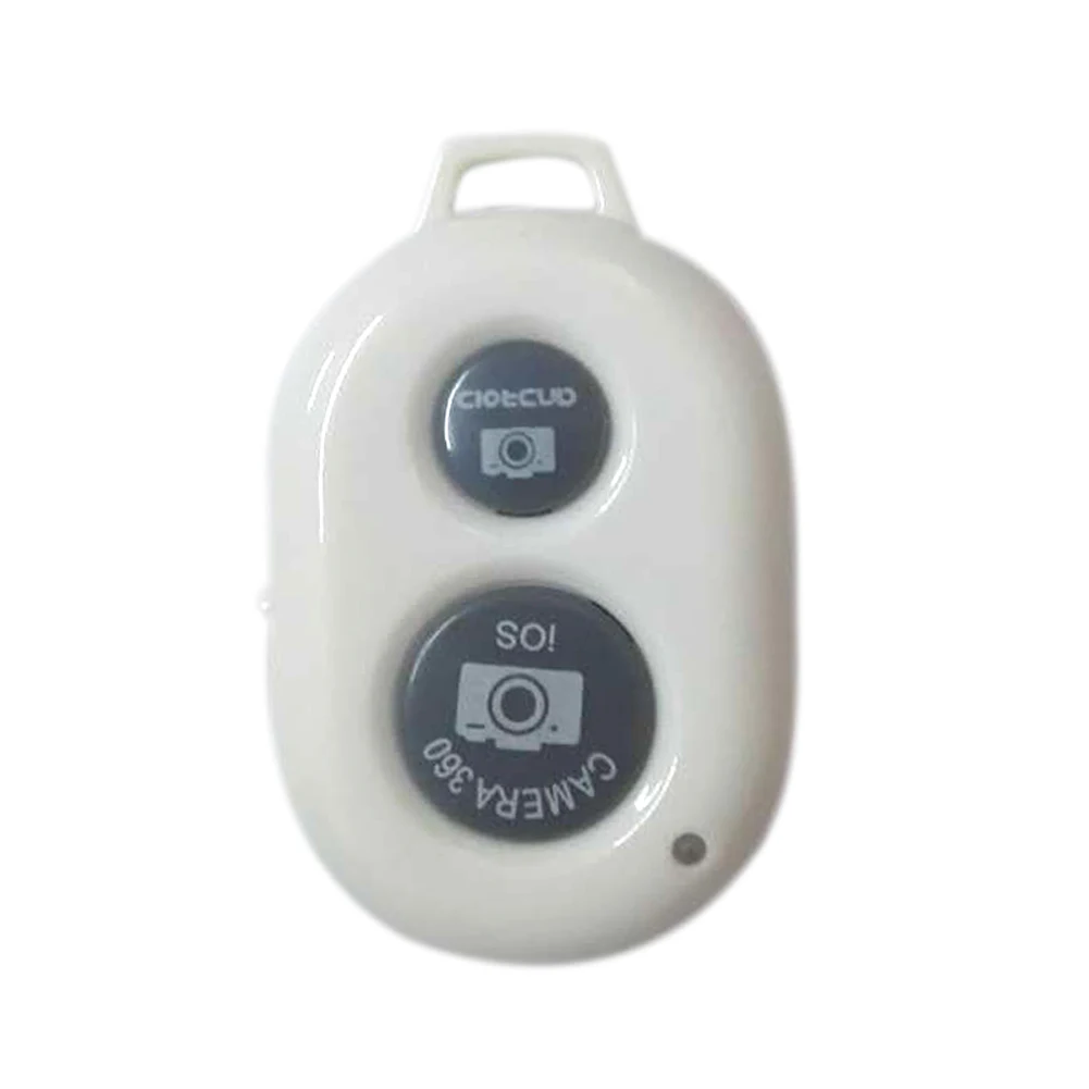 white Мини-камера Bluetooth пульт дистанционного управления беспроводной фотоспуск затвора для iPhone 6 6s 7 samsung S8 huawei Android X-Best - Цвет: white
