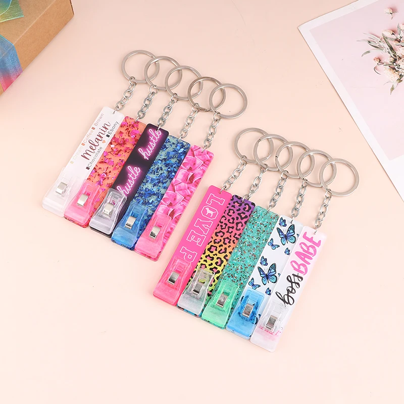

Cute Credit Card Puller Acrylic Debit Bank Card Grabber for Long Nail ATM Keychain Cards Clip for Long Nails Key Rings