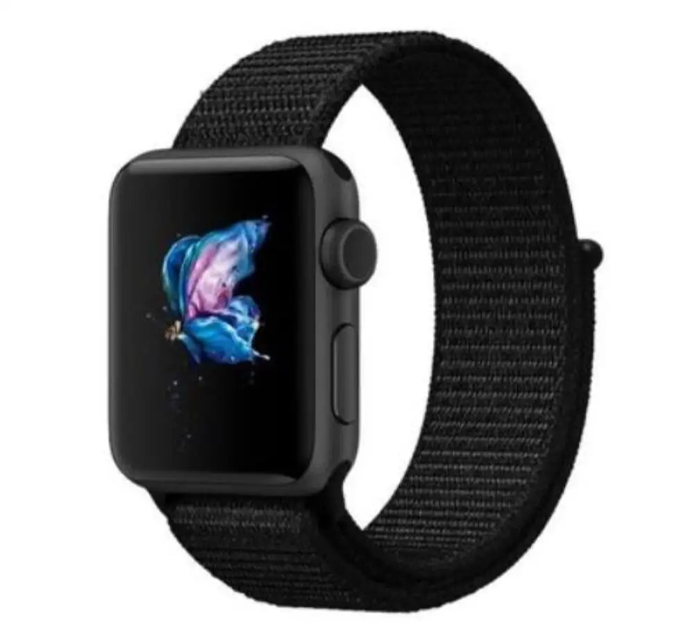 Тканые ремешки для Apple Watch ремешок из нейлона 42 мм 44 iwatch 5 38 40 5/4/3/2/1|Ремешки часов| |