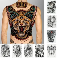 large stickers dragon tattoo men very nice god tiger devil hells angels tato fashion cool stuff