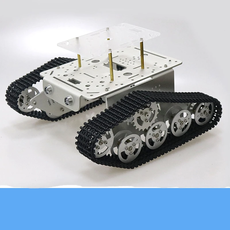 Металлический гусеничный радиоуправляемый робот T300 набор шасси с высоким