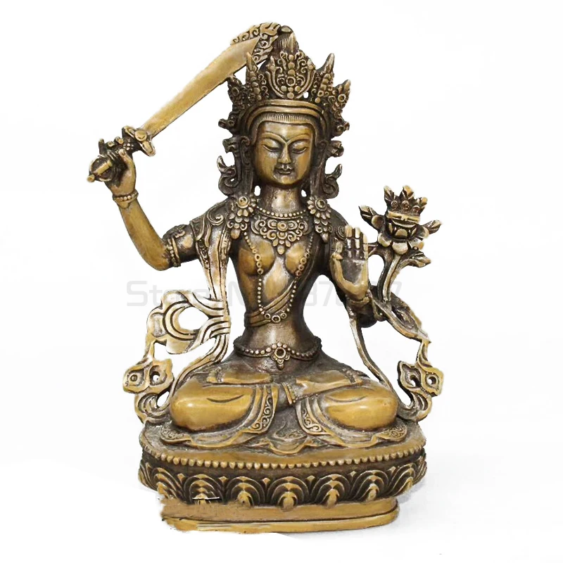 

Copper Brasscrafts decoration Collectibles Tibetan Buddhist bronzebuddha statue