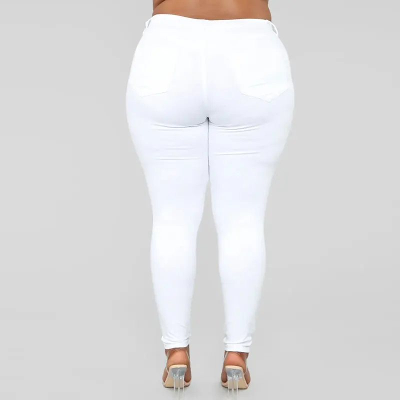 

Perfect Jeans Leggings High Waist Super Large Pants High Elasticity Jeans for Woman Girl FS99