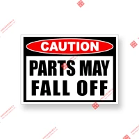 creative pvc parts fall off sticker warning atv drift jdm vehicle car window bumper decal car decal decoration laptop