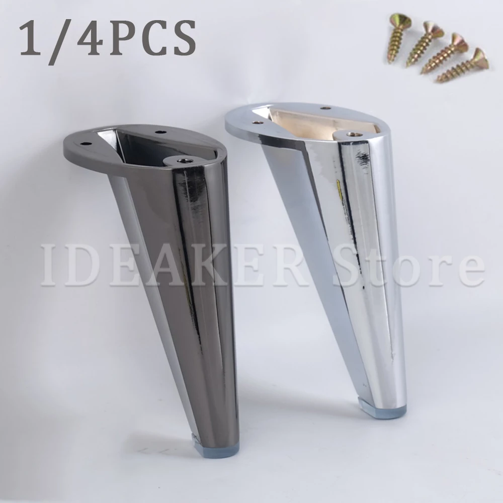 

1/4Pcs Zinc Alloy Furniture Legs, Heavy Duty Furniture Support Legs For Sofa Legs TV Bench Cabinet Coffee Table Leg
