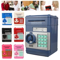 atm password money boxes auto scroll paper banknote automatic deposit cash coins saving box gift for kids electronic piggy k6i7