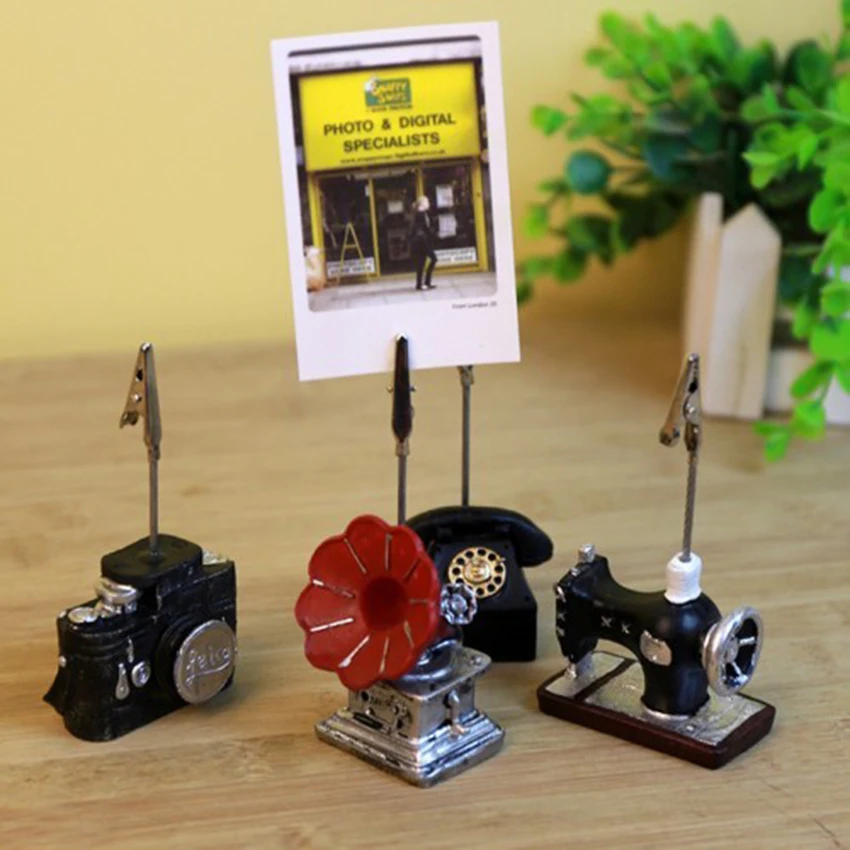 

1PC Simple And Stylish Wooden Notes Message Folder Photo Display Folder Desktop Accessories Wholesale