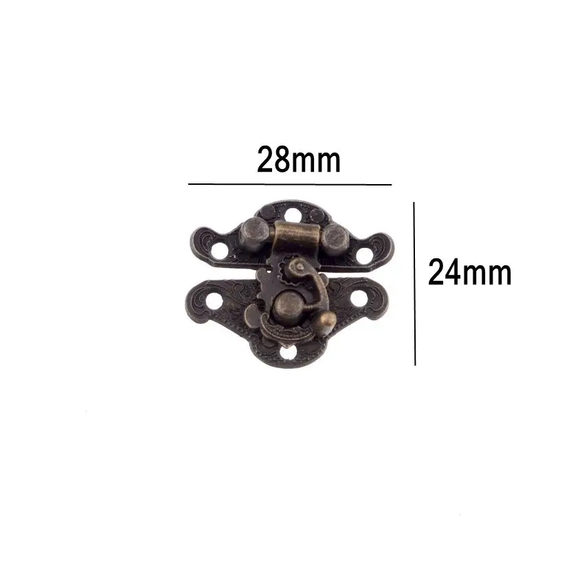Бесплатная доставка 1 набор антикварных защелок застежки деревянные замок для