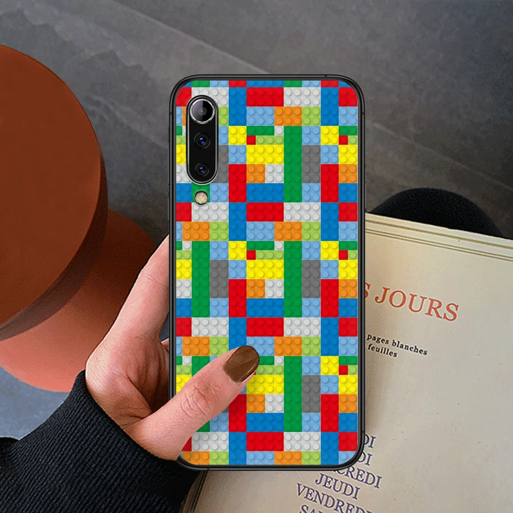 

Game LegoS blocks Phone Case For Xiaomi Mi Note 10 A3 9 MAX 3 A2 8 9 Lite Pro Ultra black Bumper 3D Funda Tpu Etui Silicone