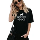 Забавная Женская футболка для собак, домашних животных, подарок на день матери для щенков, повседневные топы, Прямая поставка