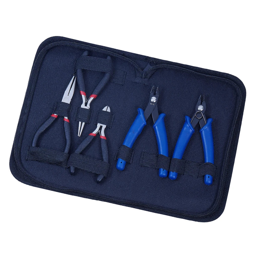 

5pcs Stainless Steel Jewelry Making Pliers Bending Wrapping Cutting Tools