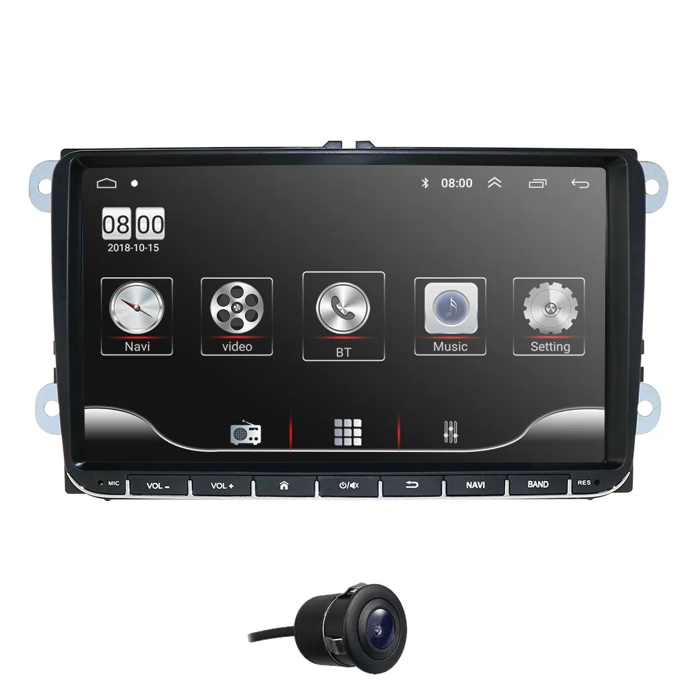 2 din 9 ''Android 9,0 2G ram радио стерео gps Navi для VW Passat B6 CC Polo GOLF 5 6 Touran Jetta Tiguan Magotan Seat BT SWC - Цвет: Camera5