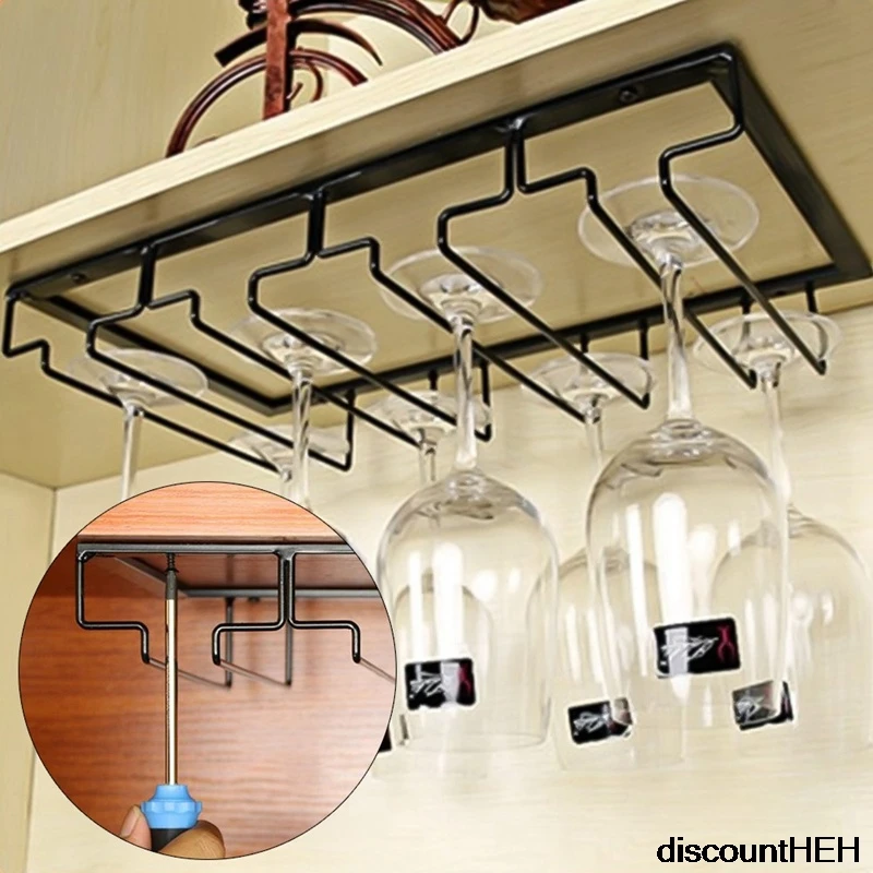 Новинка высококачественный Железный Держатель Для Винных Бокалов подвесной