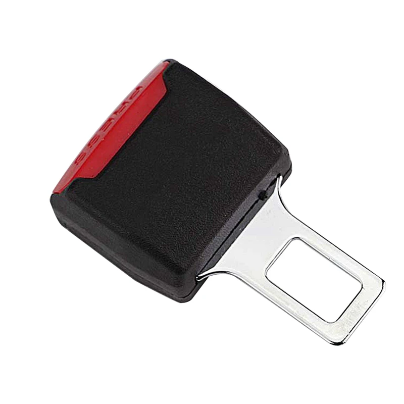 1 Pcs Creative Black Car Seatbelt Clip Extender Safety Lock Buckle Plug Thick Insert Socket Auto Interior Accessories | Автомобили и
