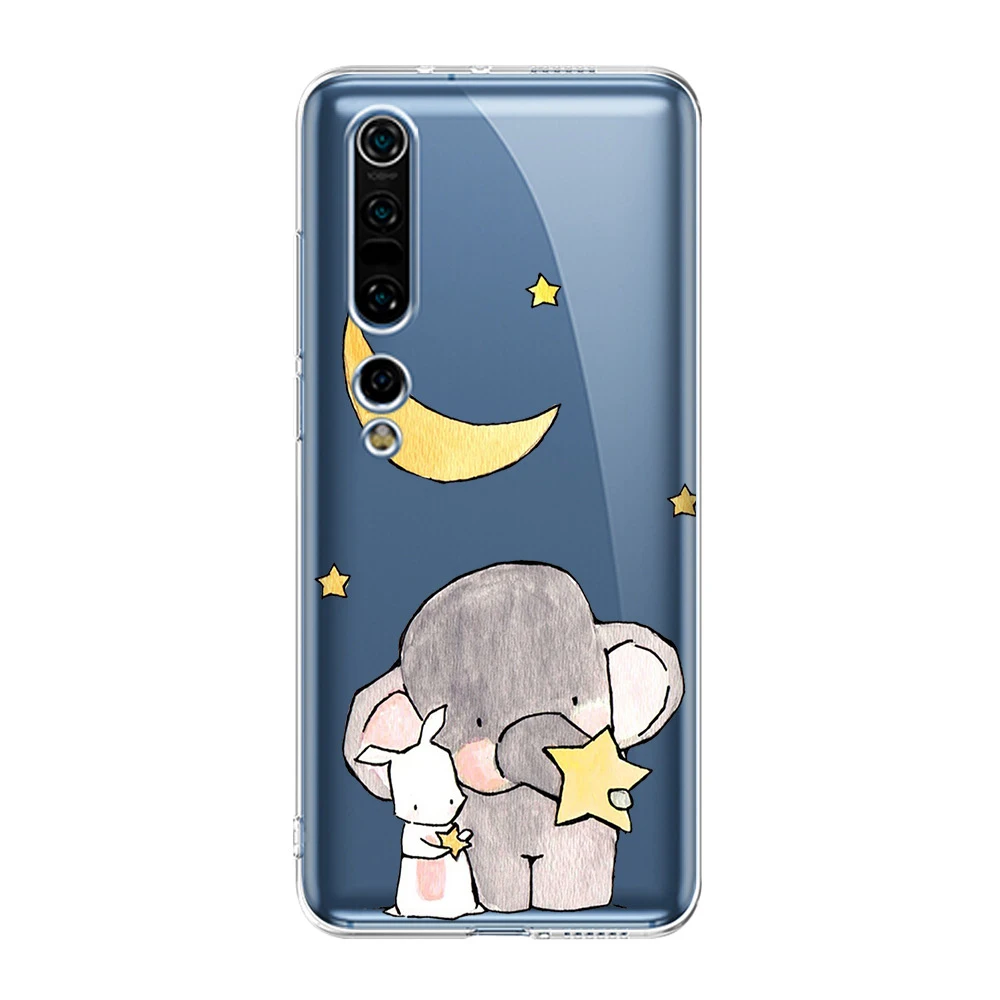 

Dumbo Elephant Case For Xiaomi Redmi Note 8T 9 8 7 Pro MI Note 10 9 10T 9T Pro SE A2 A3 Lite 6X F1 Poco X3 Soft TPU Phone Fundas
