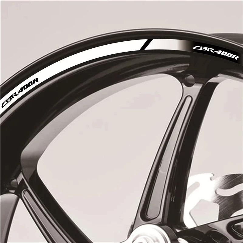 

Motorcycle Front Rear Wheel Stickers For HONDA CBR400R CBR400 R cbr400r Tire Stripes Reflective Waterproof Decal Stickers Kit