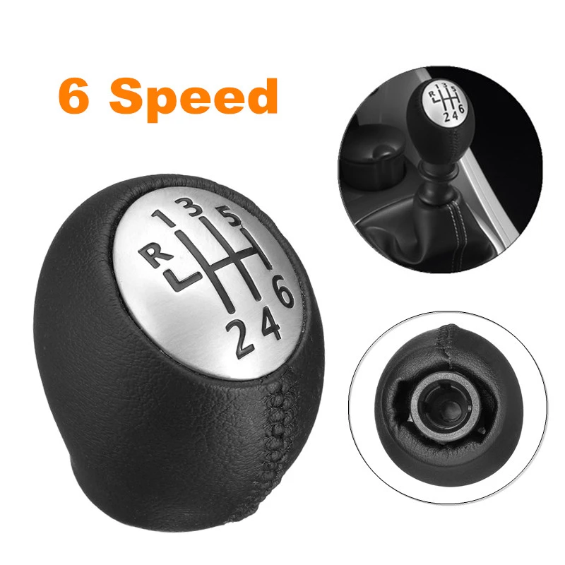 6 скоростей Рычажная палка гандбола переключения передач из искусственной кожи