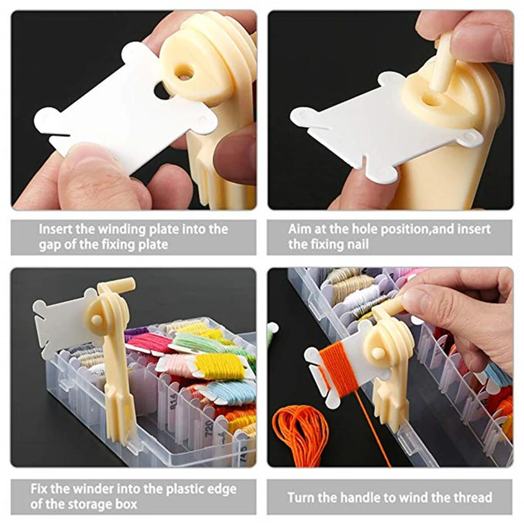 Ручной инструмент для обмотки пряжи с 100/200 шт. держатель катушки | Дом и сад
