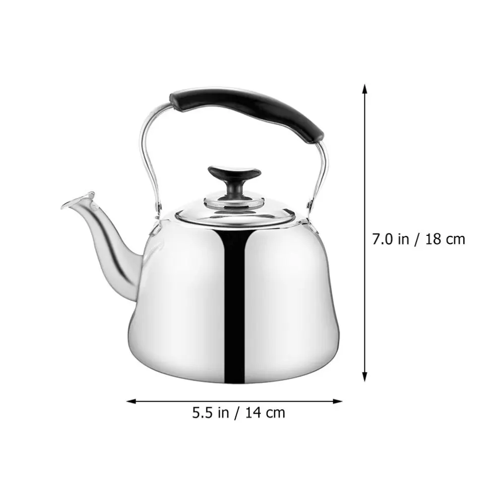

1pc Tea Kettle Stovetop Whistling Teapot Stainless Steel Tea Pot with Tea Filter