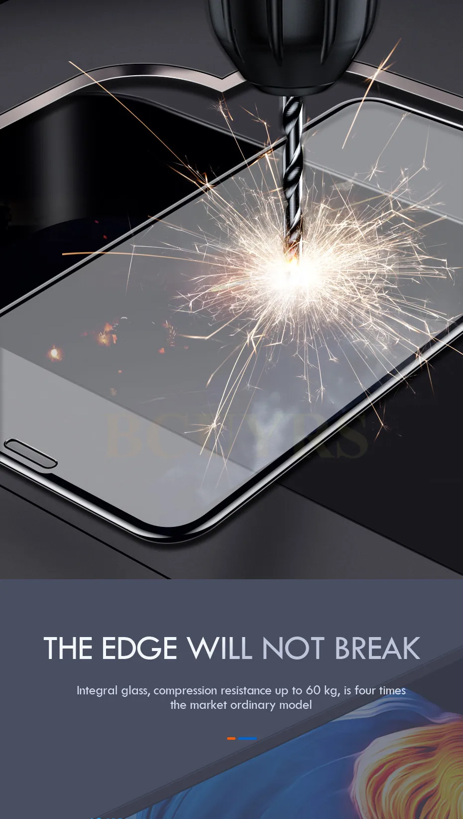 500D 2 в 1 изогнутое закаленное стекло для iPhone 11 Pro Max стекло X XS Max XR Защитное стекло для экрана для iPhone 6 6s 7 8 Plus X