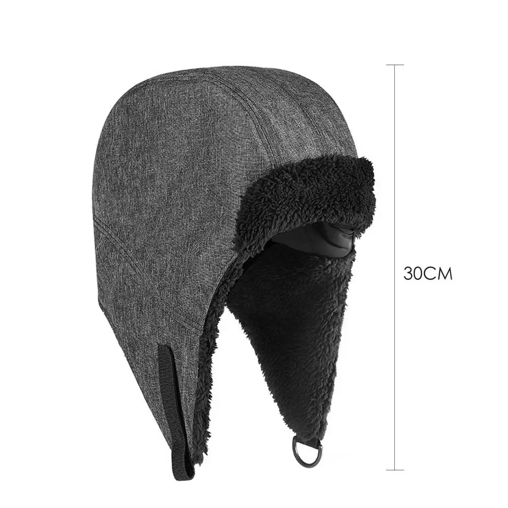 

Winter Headgear Hat Outdoor Ski Windproof Earmuffs Thickened Cold-proof Riding Warm Hat To Protect The Head Soldier Hat