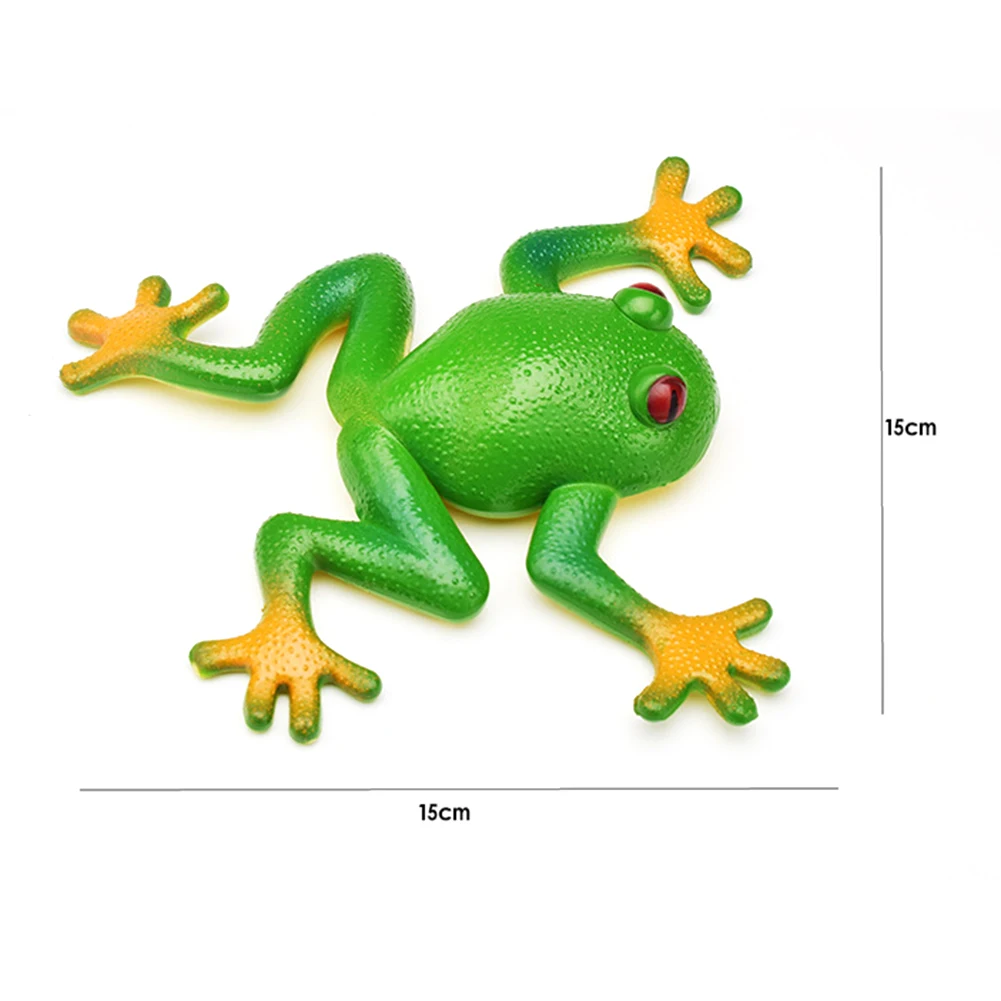 

Novelty Simulated Frog Lifelike Realistic Plastic Frogs Action Figures Learning Education Toy Frog Realistic for Children Gift