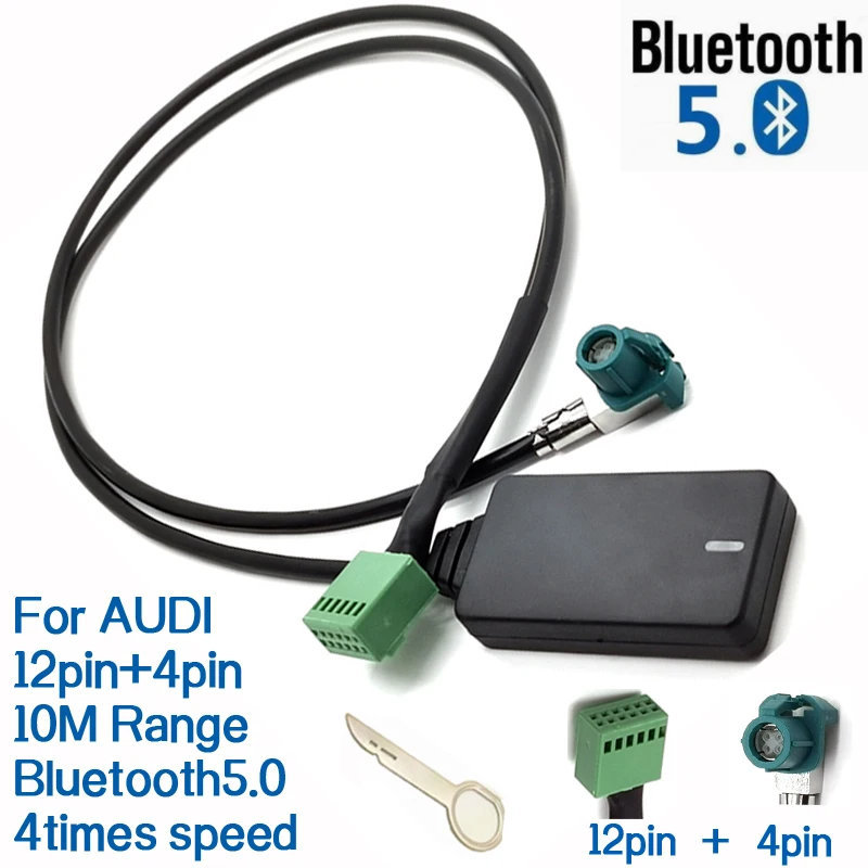 12Pin 12V автомобильный беспроводной AUX Bluetooth 5 0 адаптер громкой связи комплект аудио