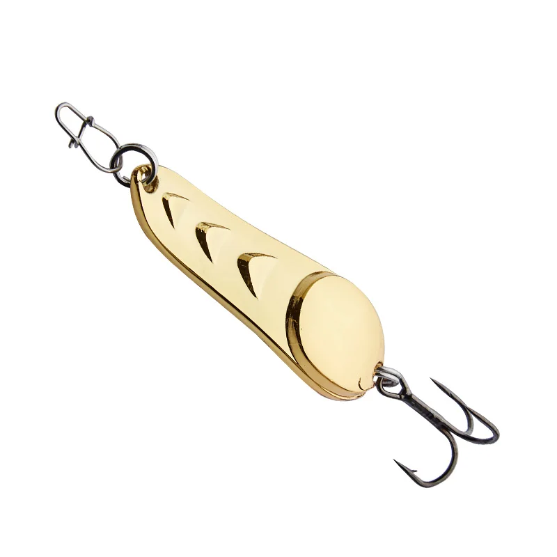 APADA Spoon 030 гибкий тройной крючок 7g 13g 18g 41 50 56мм перьевая металлическая ложка