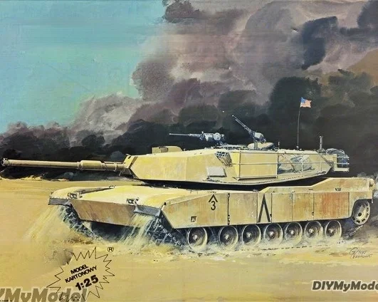 DIYMyModeI USA RuM1 Abrams MBT KIT de modelo de papel artesanal, rompecabezas de juguete hecho a mano, regalo, accesorios de pel&iacute;culas-0