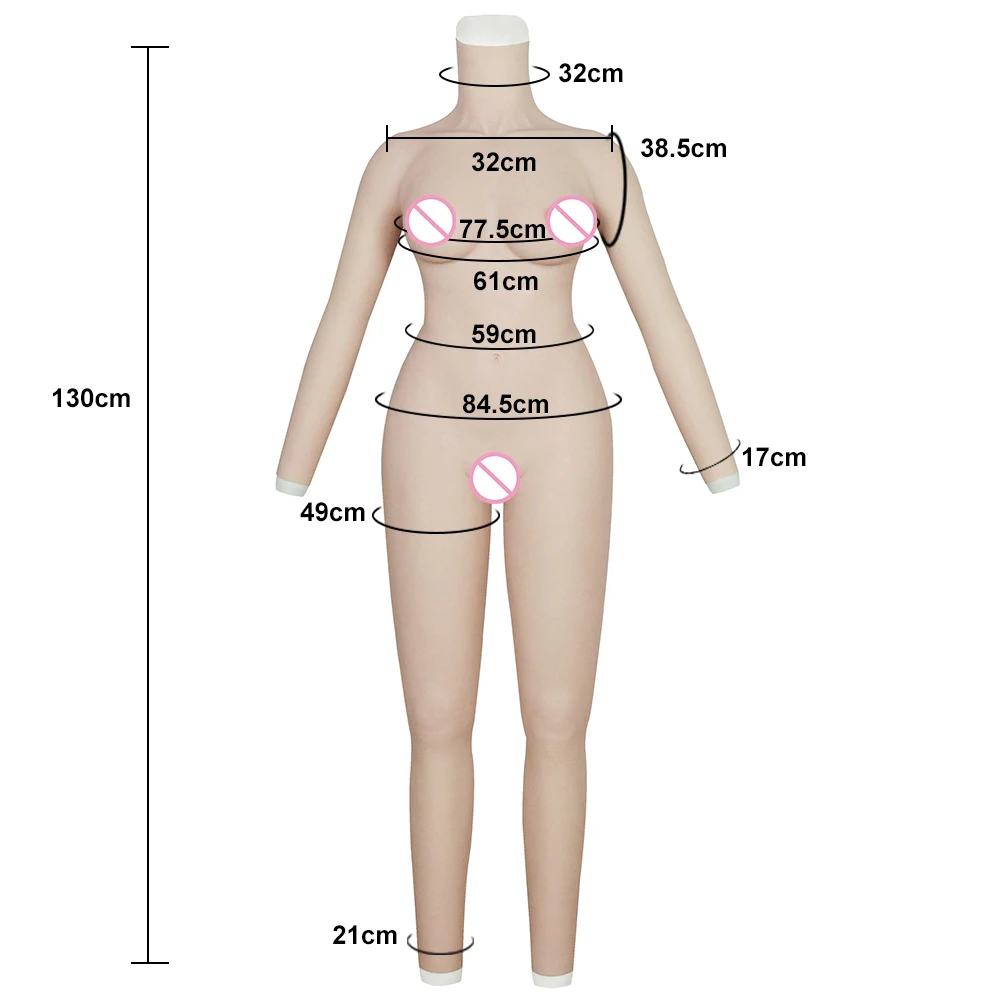 Силиконовые формы груди KnowU C-образные поддельные полноразмерный костюм для