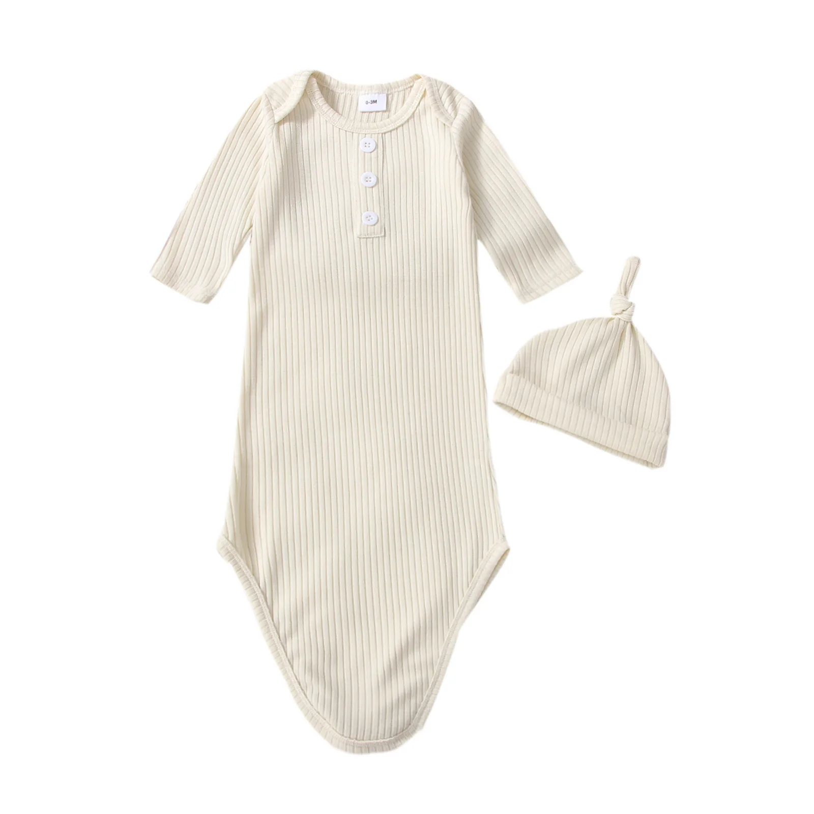 Новый Детский Повседневный Комплект пеленок и шапка модный однотонный на