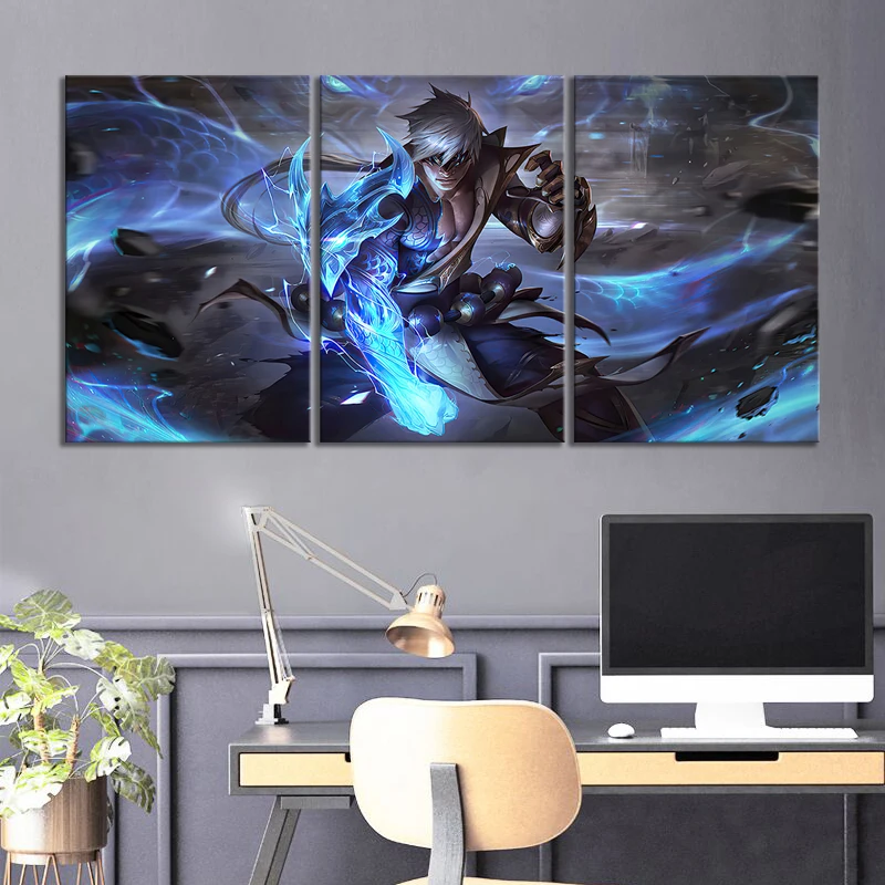 

League of Legends Dragonmancers Skins Video Game Art Canvas Painting LOL Game Poster Wall Decor Paintings for Home Decor
