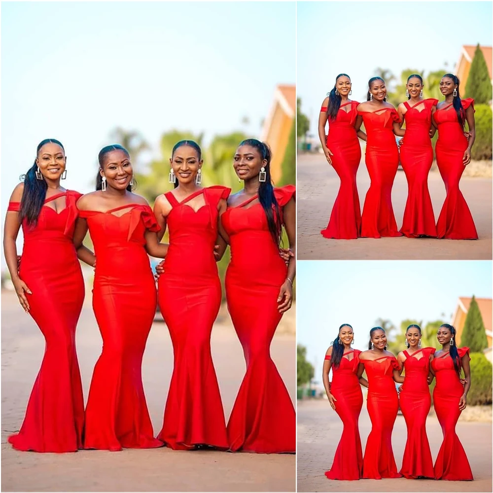 

Платье-Русалка, эластичное атласное платье для выпусквечерние вечера, платье для милой, новинка, женское платье с открытыми плечами на заказ