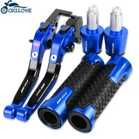 wr 125x motorcycle aluminum brake clutch levers handlebar hand grips ends for yamaha wr125x wr 125 x 2012 2013 2014 2015 2016