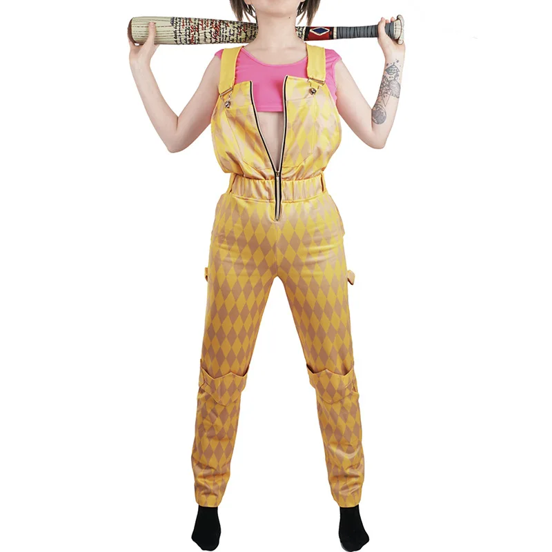 Роскошное женское хищное платье Харли Квинн клоун на Хэллоуин карнавальный