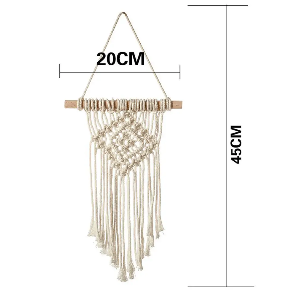 

Nordic Style Hand-woven Tapestry Wall-mounted Home Wall Tapestry Hanging Room Bohemian Decoration Living Pendant T5D5