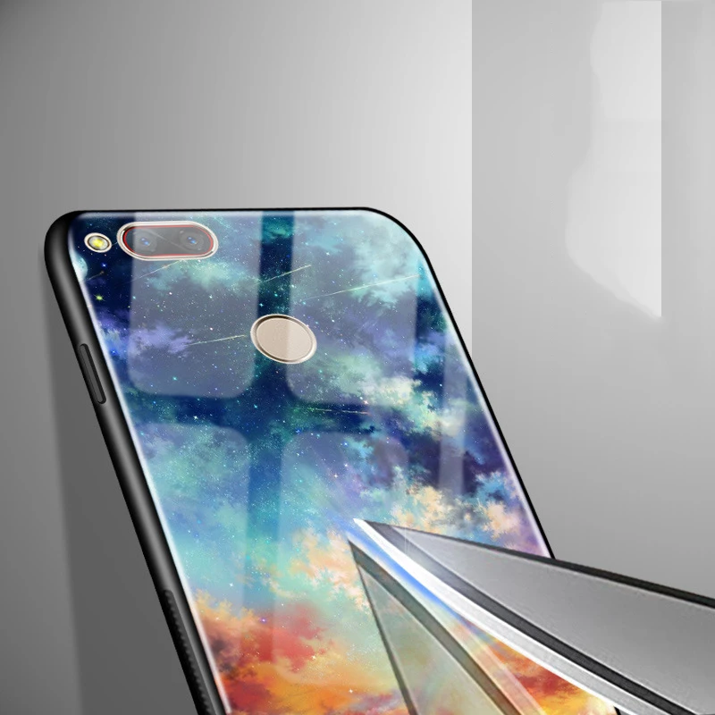 For ZTE Z17 mini Case 5.2'' Glass Hard Back Cases For ZTE NUBIA Z17 mini Case Tempered Glass Cover Z17mini Z 17 NX569H NX569j