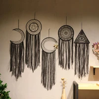 nordic evil eye dream catcher home room decor black room decoration for farmhouse college dorm wind chimes gift