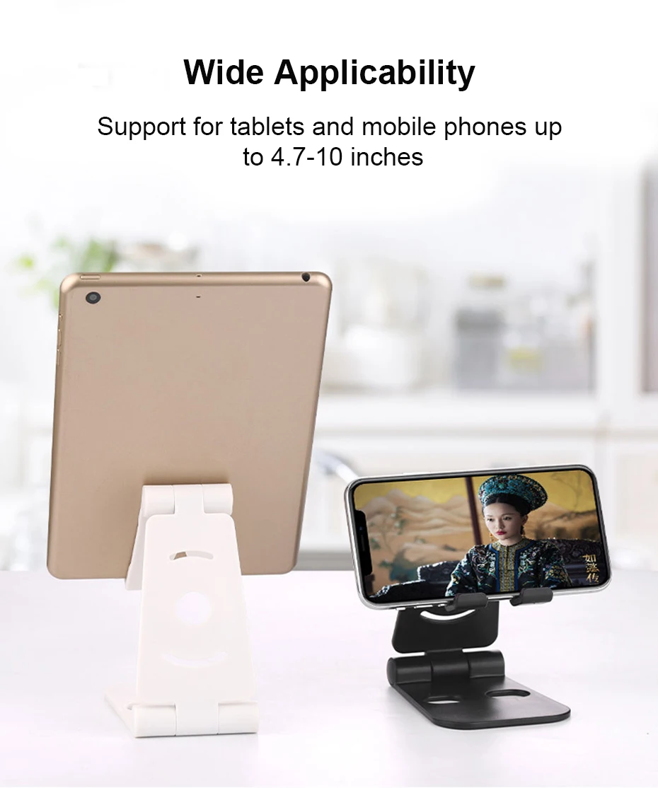 Держатель для телефона настольная подставка iPhone Xs max Huawei P30 Xiaomi Mi 9 складная