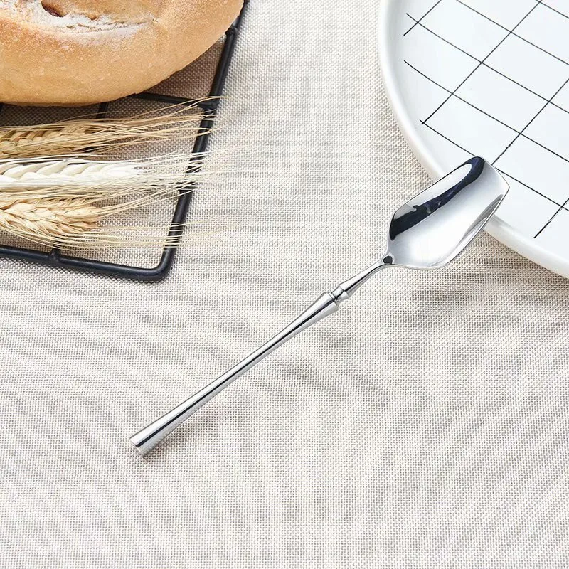 

Kitchen Tableware Stainless Steel Cutlery Modern Mirror Dinner Set Cutlery Knives Forks Spoons Home Dinnerware Reusable New