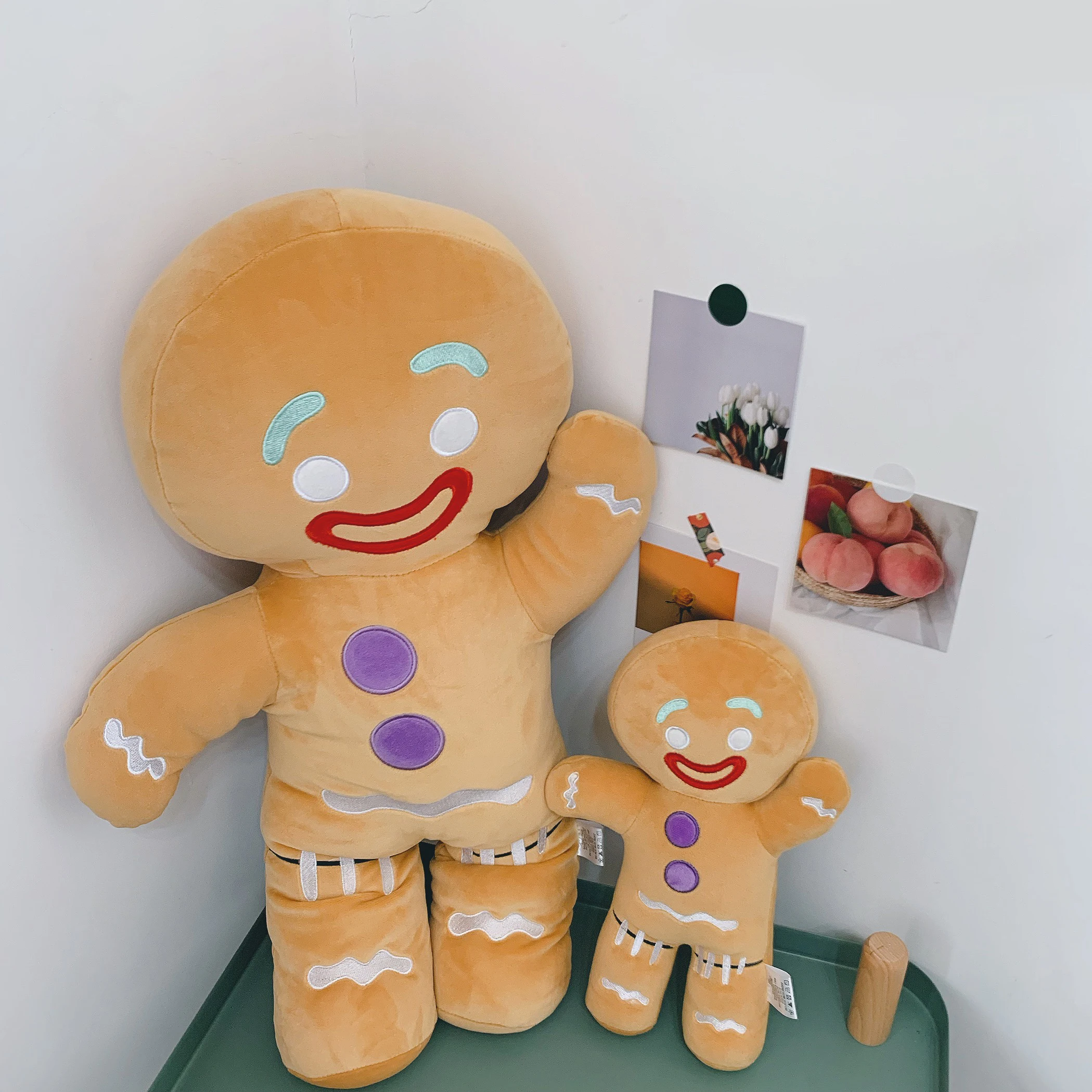 INS Gingerbread man плюшевые бисквитные Шрек игрушки милые спальные подушки мягкий диван