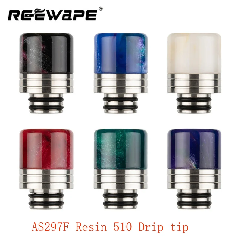 1 шт. капельный наконечник Reewape AS297F из смолы 510 для электронной сигареты