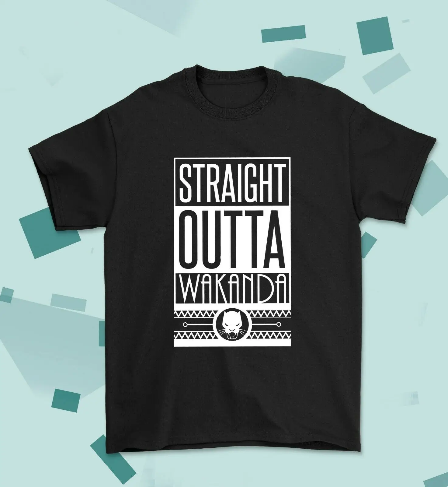 С уважением относимся к Легенда Straight Outta Wakanda классные Популярные унисекс черная