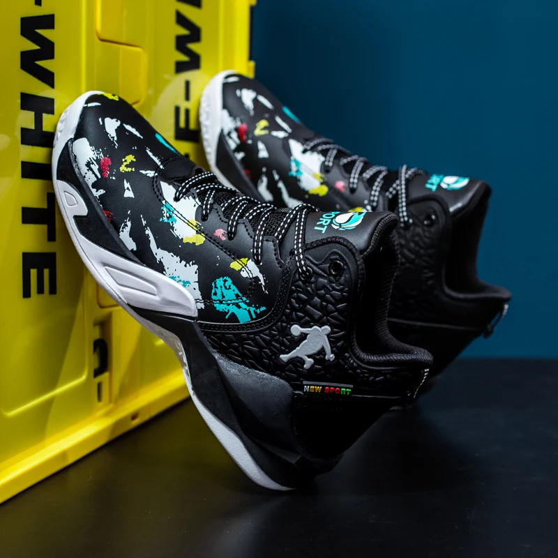 Новый человек светильник баскетбольные кроссовки дышащие противоскользящие Для