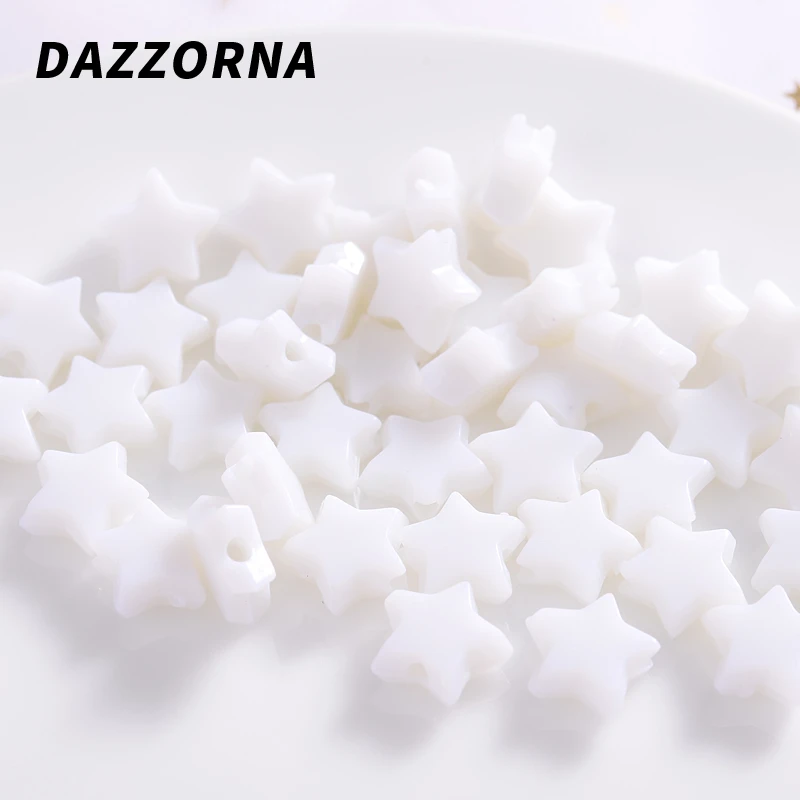 Светильник лые цветные пятиконечные звездочки свободные бусины акриловые для