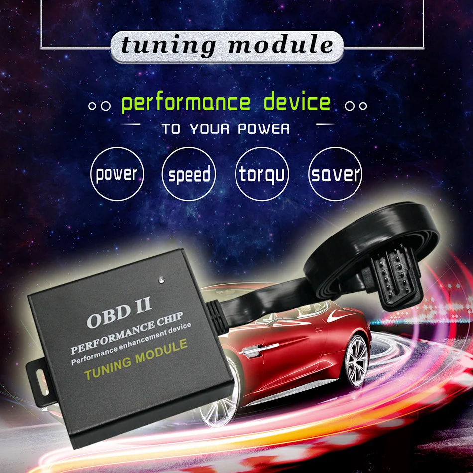 Для Dodge всех двигателей автомобиля OBD2 чип производительности OBD II модуль
