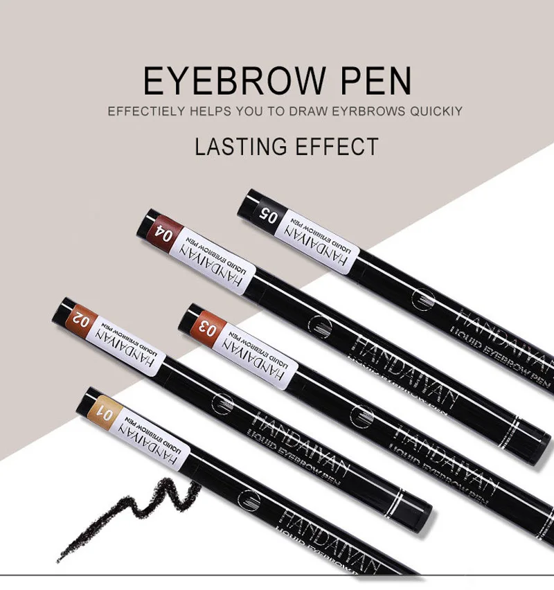 

Han Daiyan four head eyebrow eye brow pencil liquid makyaj malzemeleri makeup brushes